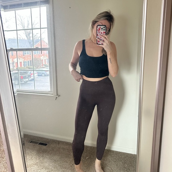 Amazon Pants - Brown High Waisted Leggings